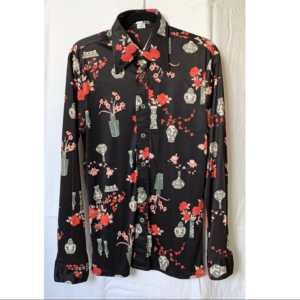 Vintage 1970s Button Down Blouse